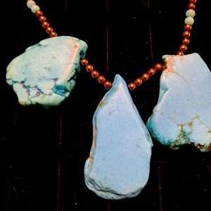 Hand made turquois necklace